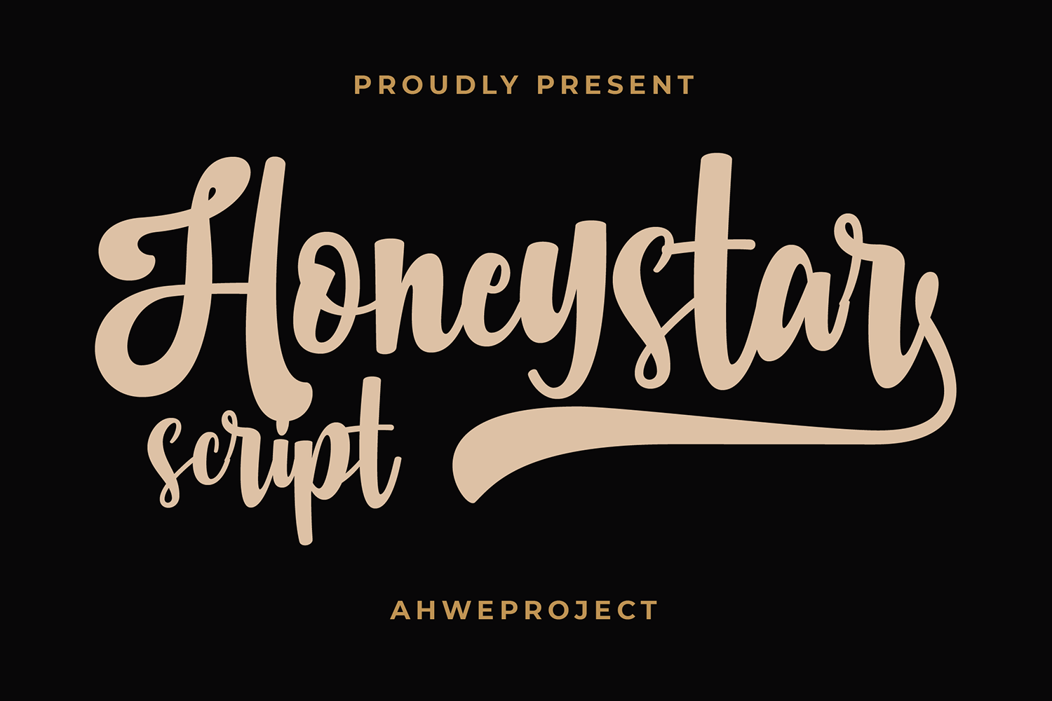 Honeystar Free Font