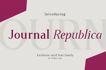 Journal Republica Free Font