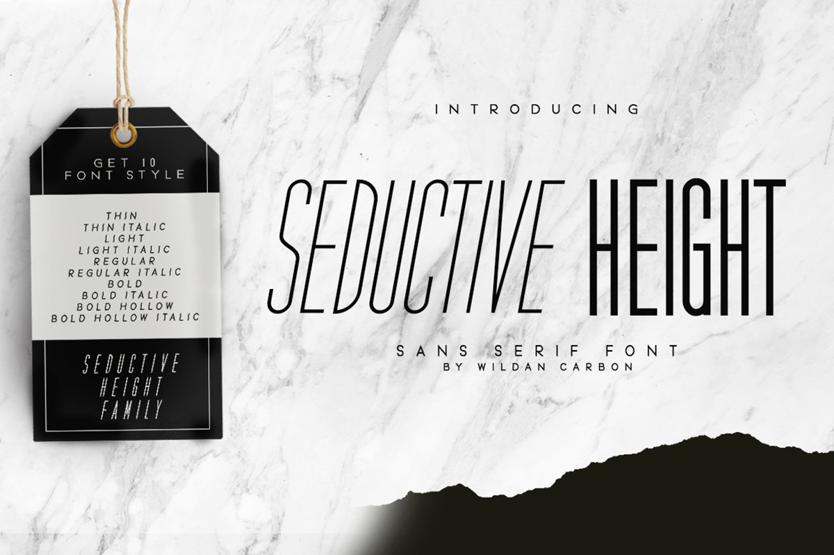Seductive Height Free Font