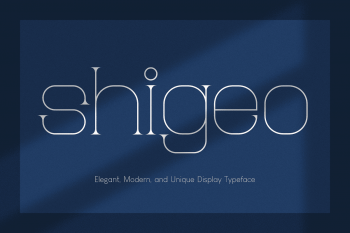 Shigeo Free Font