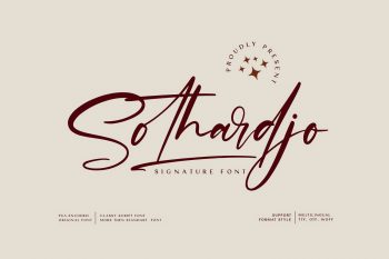 Sothardjo Free Font