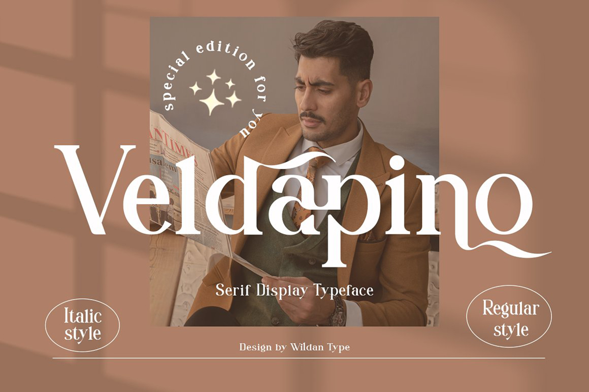 Veldapino Free Font