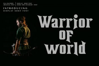 Warrior of World Free Font