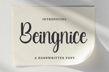 Beingnice Free Font