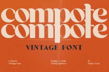 Compote Free Font