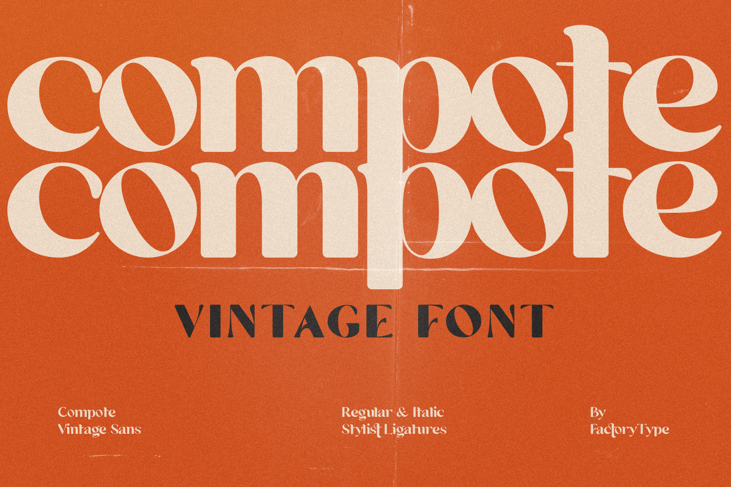 Compote Free Font