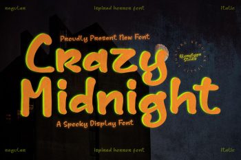 Crazy Midnight Free Font