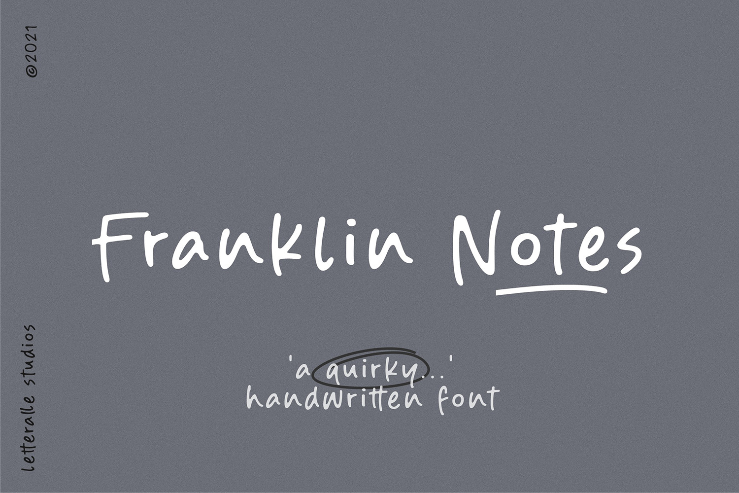 Franklin Notes Free Font