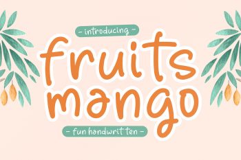 Fruits Mango Free Font
