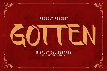 Gotten Free Font