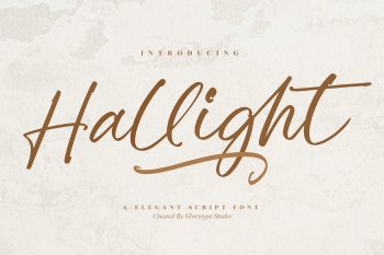 Hallight Free Font