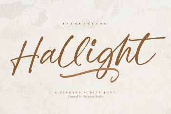 Hallight Free Font
