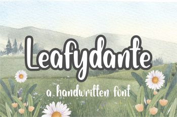 Leafydante Free Font