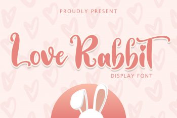 Love Rabbit Free Font