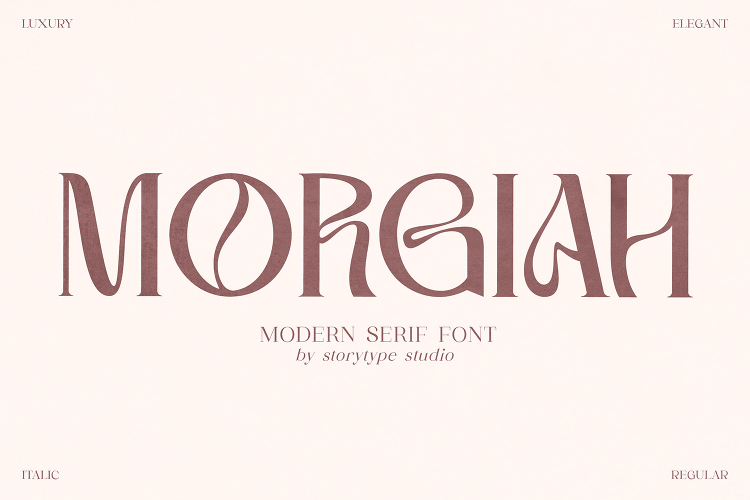 Morgiah Free Font