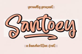 Santoey Free Font