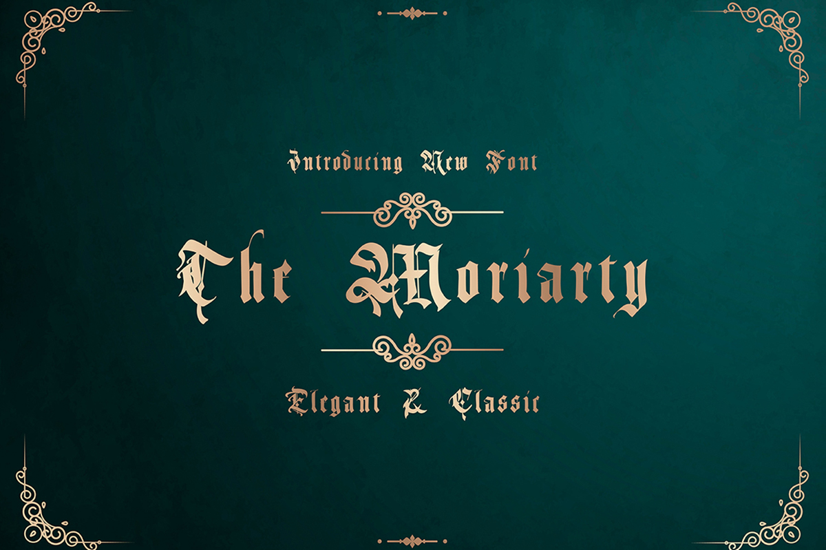 The Moriarty Free Font