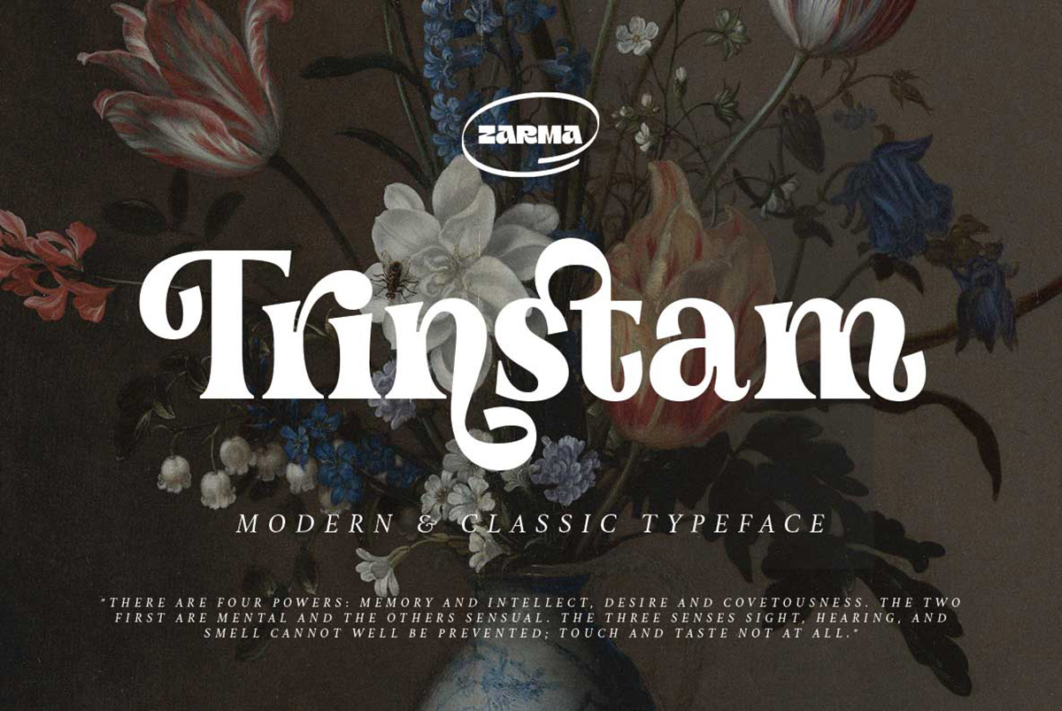 Trinstam Free Font