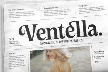 Ventella Free Font
