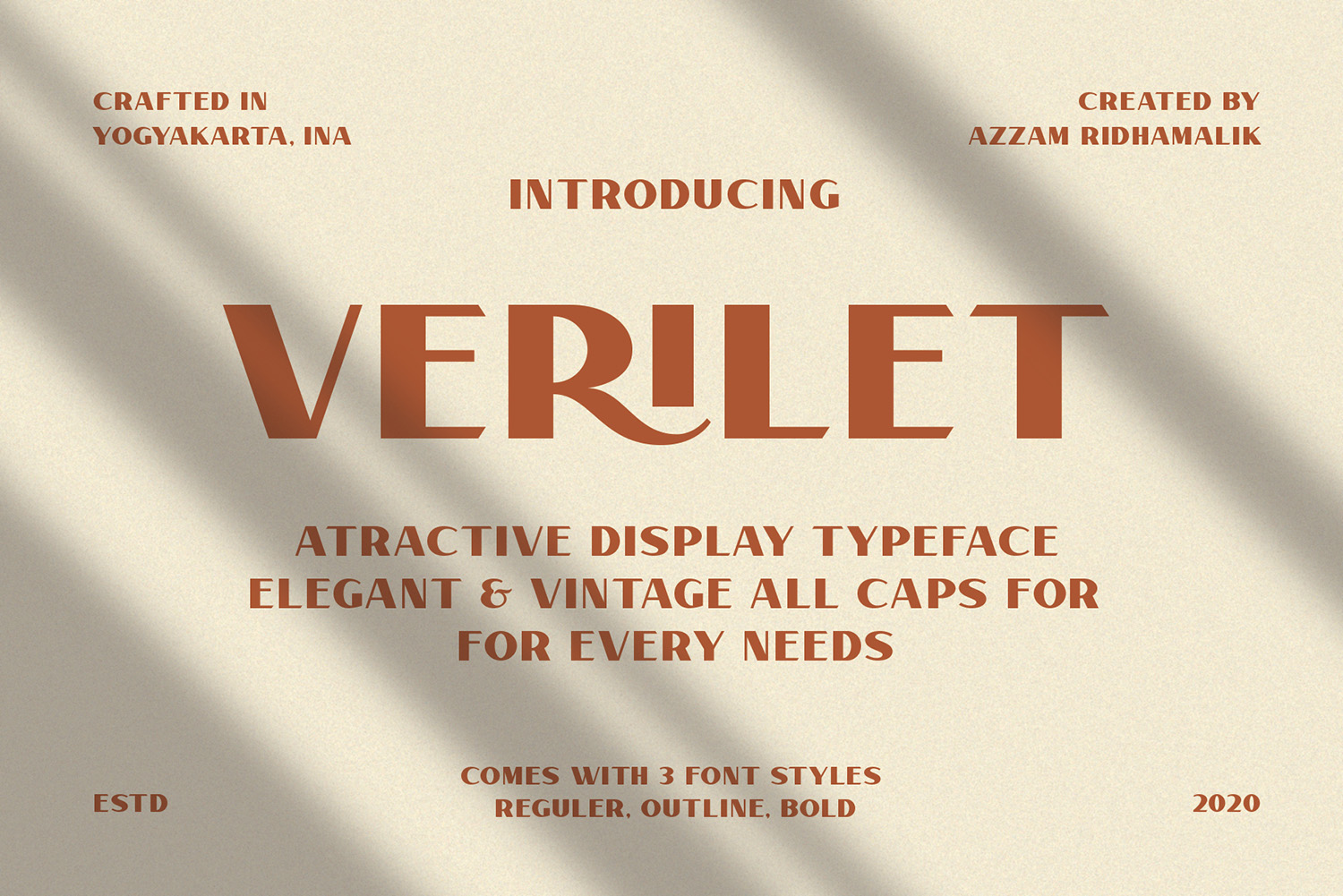 Verilet Free Font