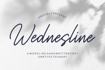 Wednesline Free Font