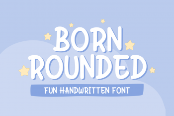 Born Rounded Free Font