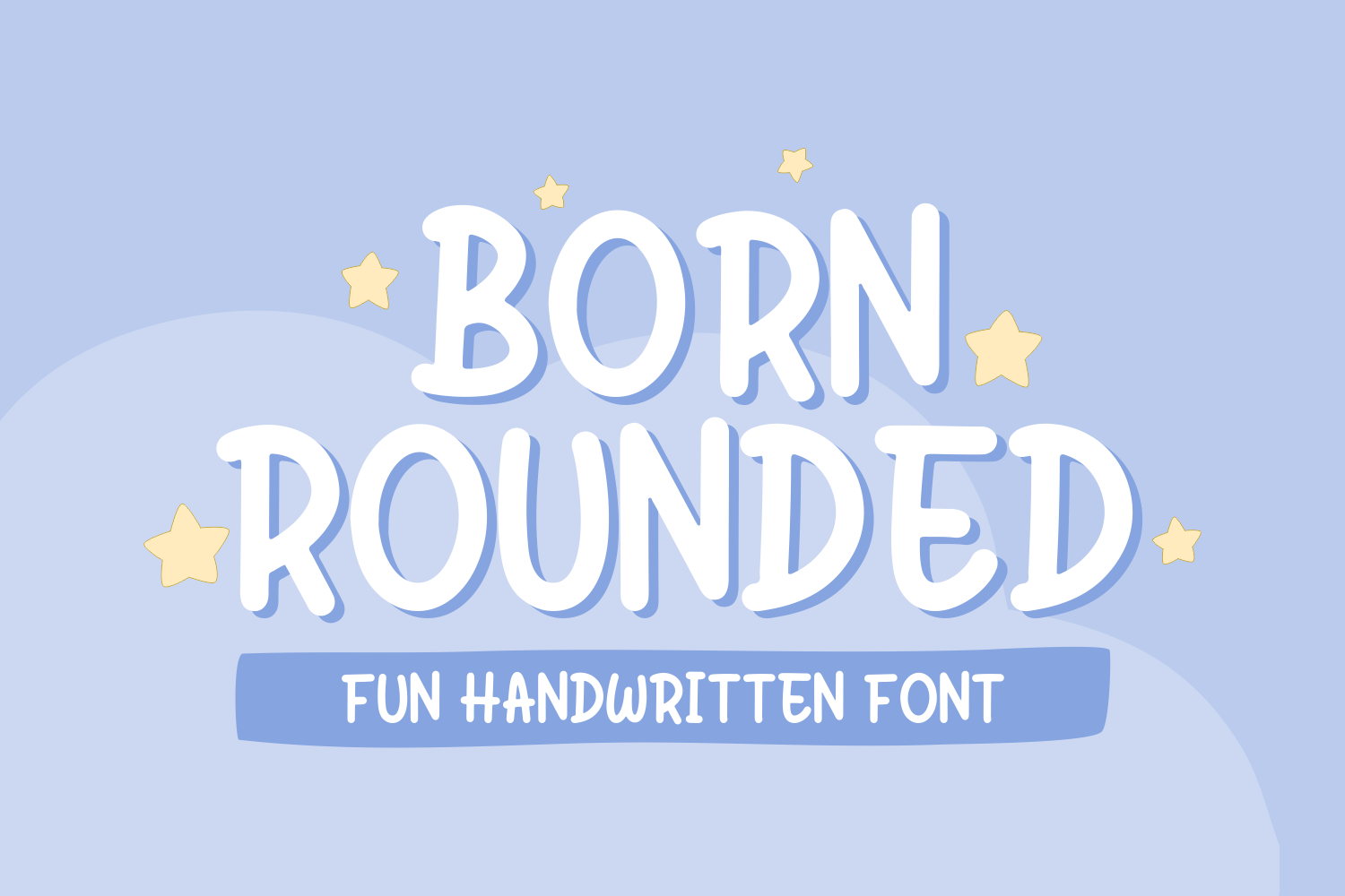 Born Rounded Free Font