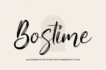 Bostime Free Font