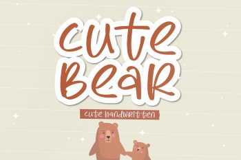 Cute Bear Free Font