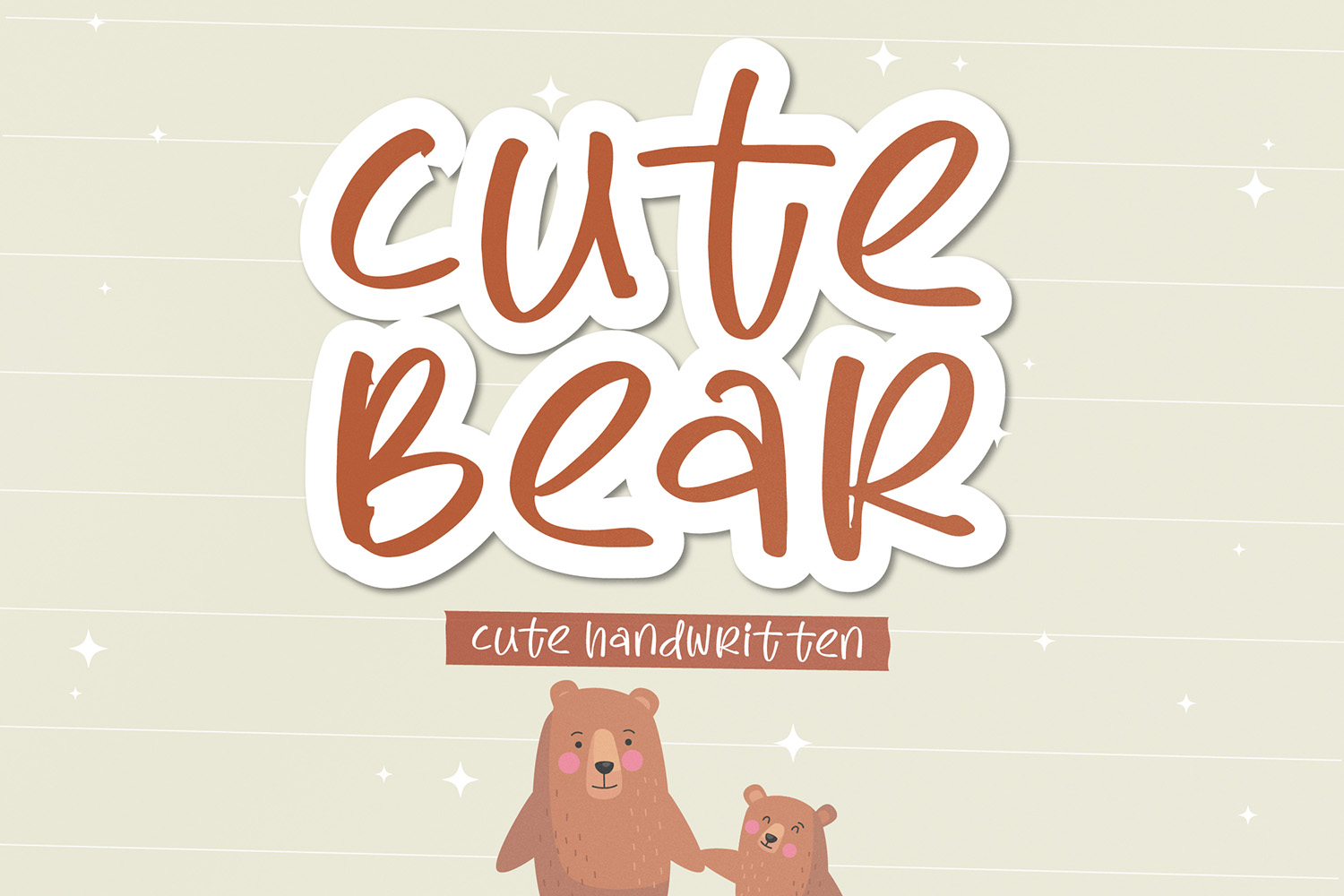 Cute Bear Free Font