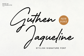 Guthen Jaqueline Free Font