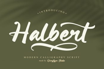 Halbert Free Font