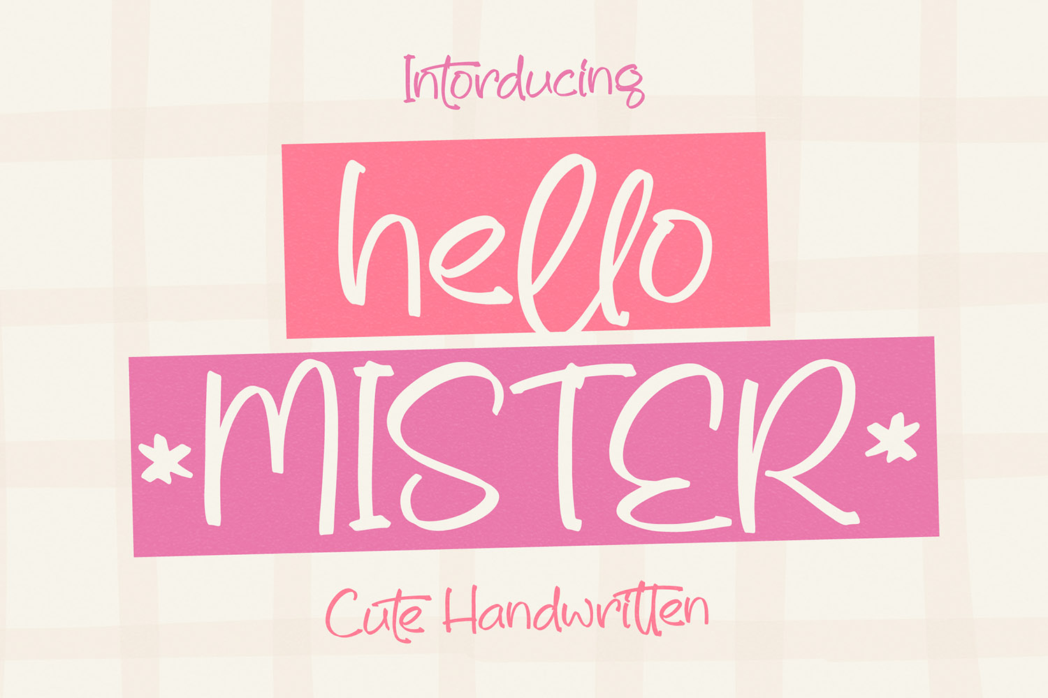 Hello Mister Free Font
