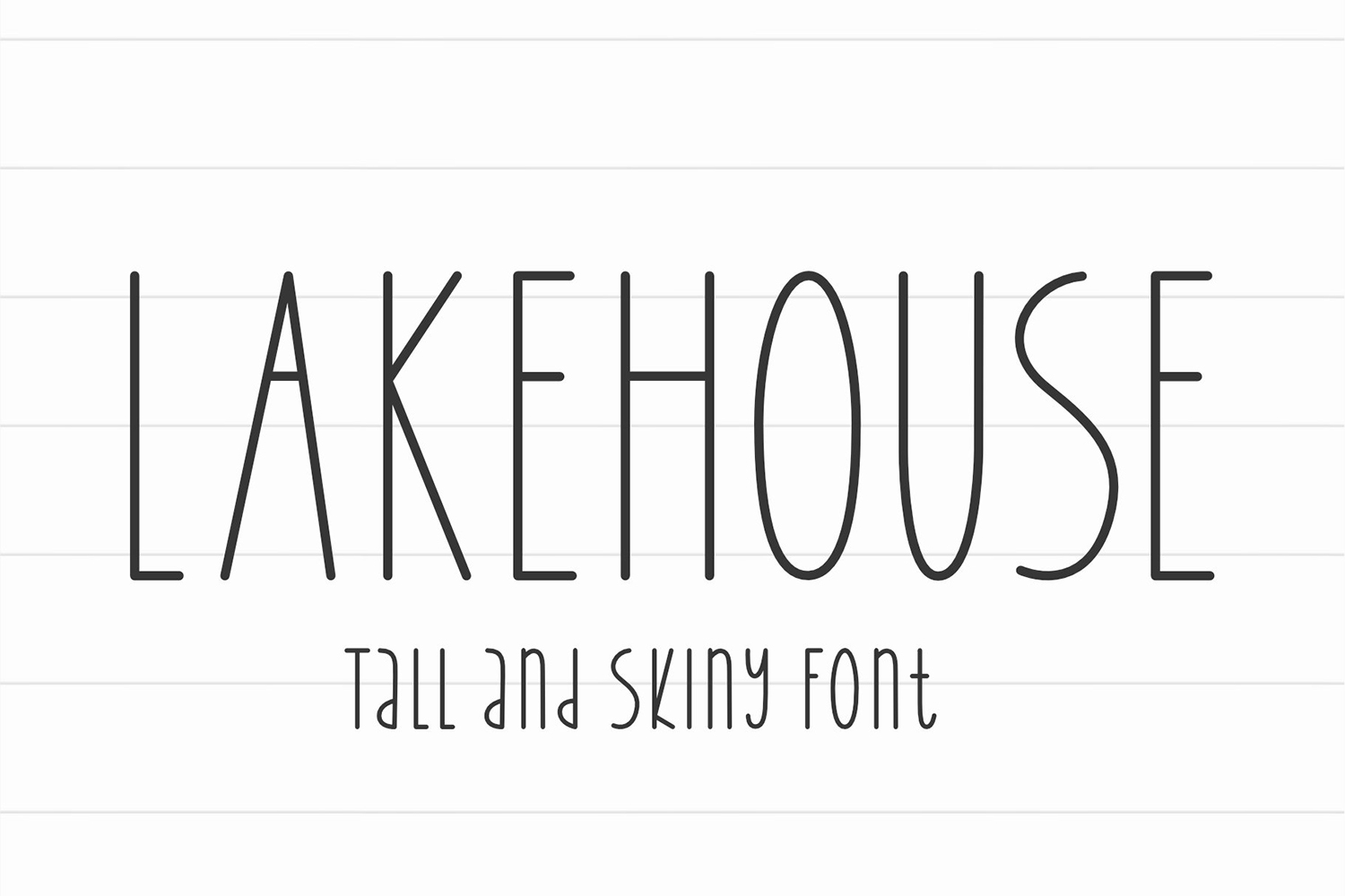 Lakehouse Free Font