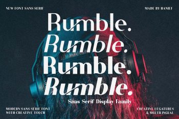 Rumble Free Font