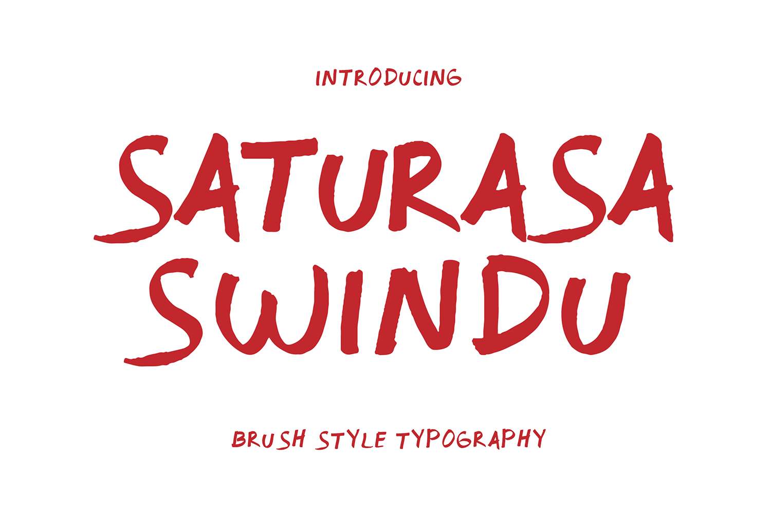 Saturasa Swindu Free Font