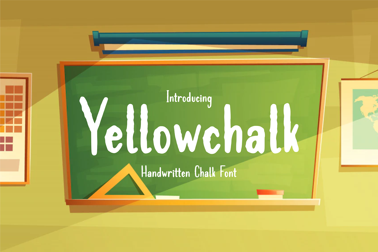 Yellowchalk Free Font