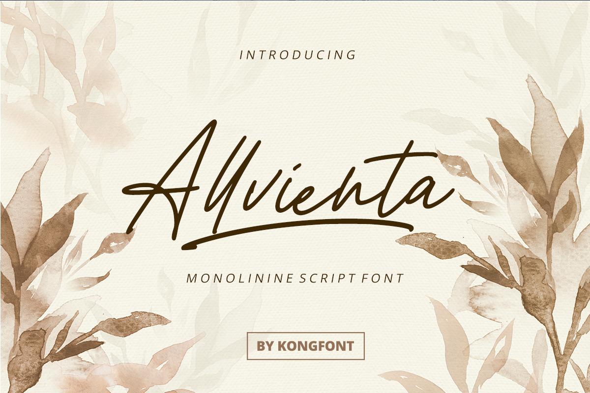 Allvienta Free Font