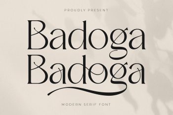 Badoga Free Font