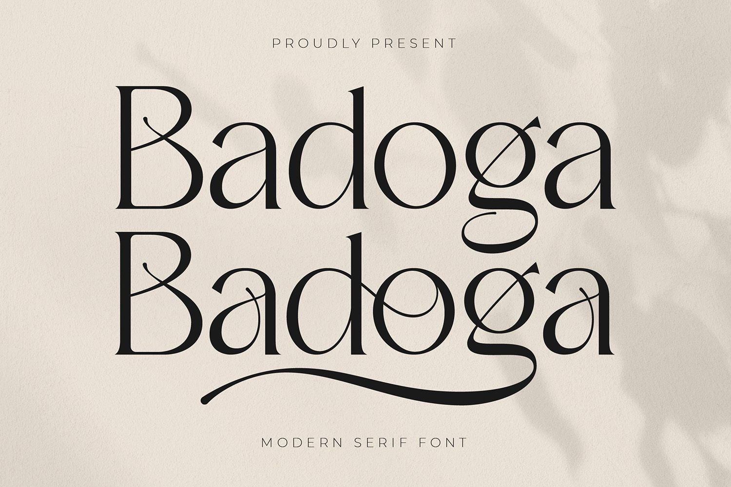 Badoga Free Font
