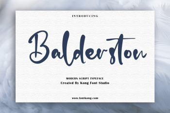 Balderston Free Font