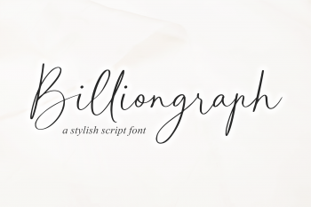 Billiongraph Free Font