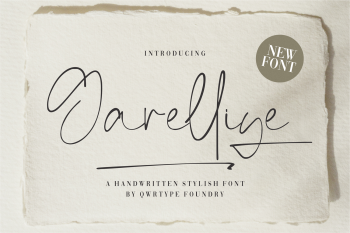 Garelliye Free Font