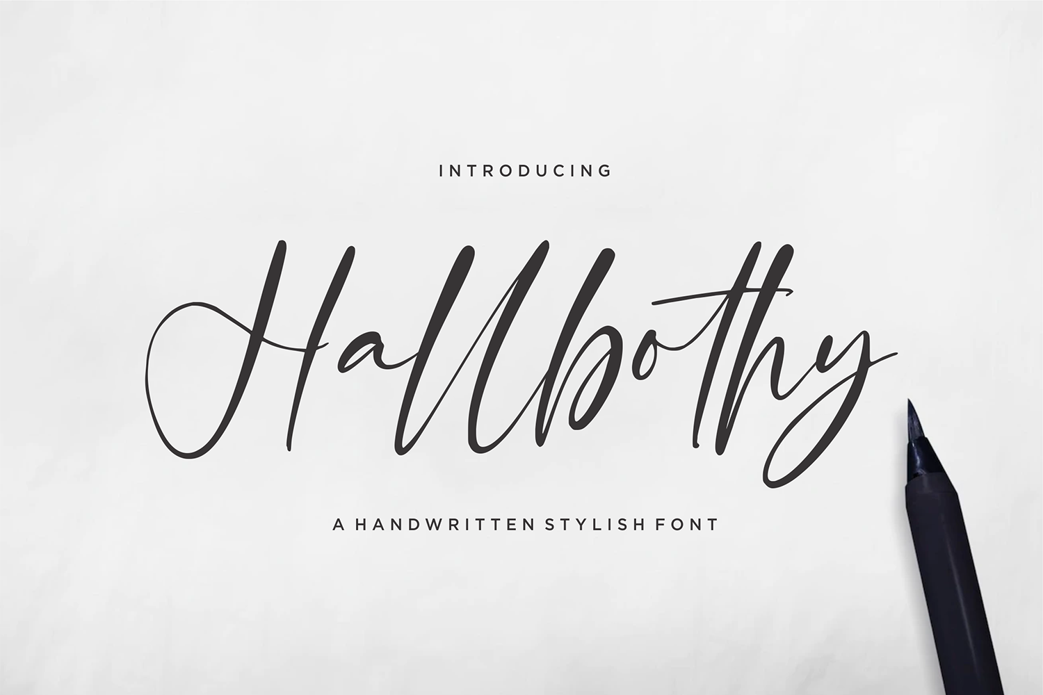 Hallbothy Free Font