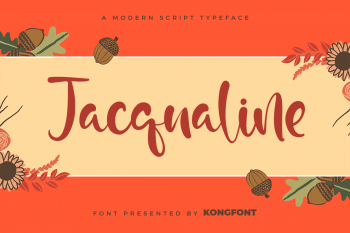 Jacqualine Script Free Font