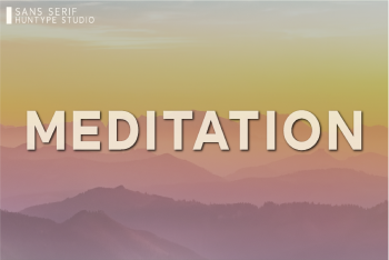 Meditation Free Font