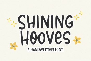 Shining Hooves Free Font