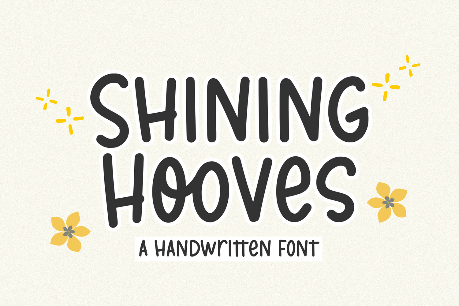 Shining Hooves Free Font