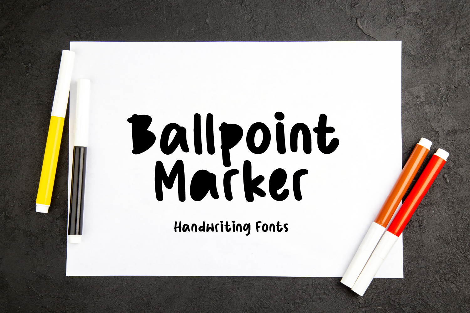 Ballpoint Marker Free Font