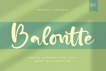 Balontte Free Font